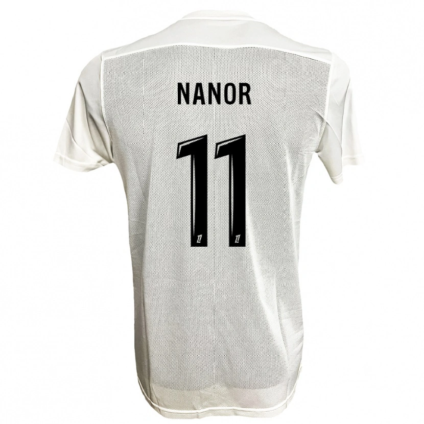 Danxen Barn Enzo Nanor #11 Svart Vit Bortatröja Matchtröjor 2025/26 Tröjor T-Tröja