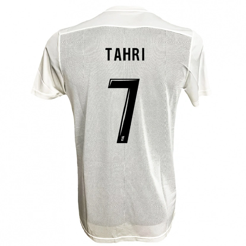 Danxen Barn Sofiane Tahri #7 Svart Vit Bortatröja Matchtröjor 2025/26 Tröjor T-Tröja