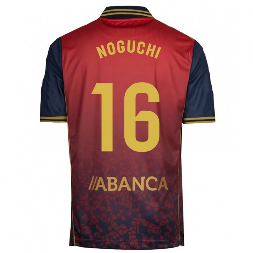 Danxen Barn Ayaka Noguchi #16 Röd Marinblå Bortatröja Matchtröjor 2025/26 Tröjor T-Tröja