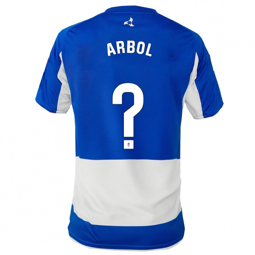 Danxen Barn Fran Árbol #0 Blå Vit Bortatröja Matchtröjor 2025/26 Tröjor T-Tröja