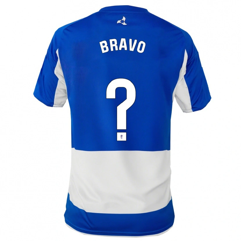 Danxen Barn Roberto Bravo #0 Blå Vit Bortatröja Matchtröjor 2025/26 Tröjor T-Tröja