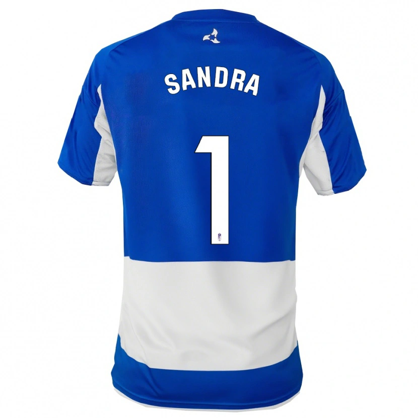 Danxen Barn Sandra #1 Blå Vit Bortatröja Matchtröjor 2025/26 Tröjor T-Tröja