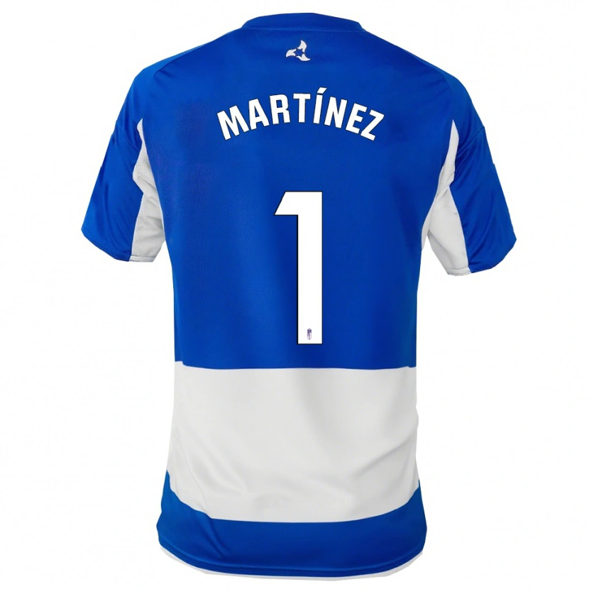 Danxen Barn Marc Martínez #1 Blå Vit Bortatröja Matchtröjor 2025/26 Tröjor T-Tröja
