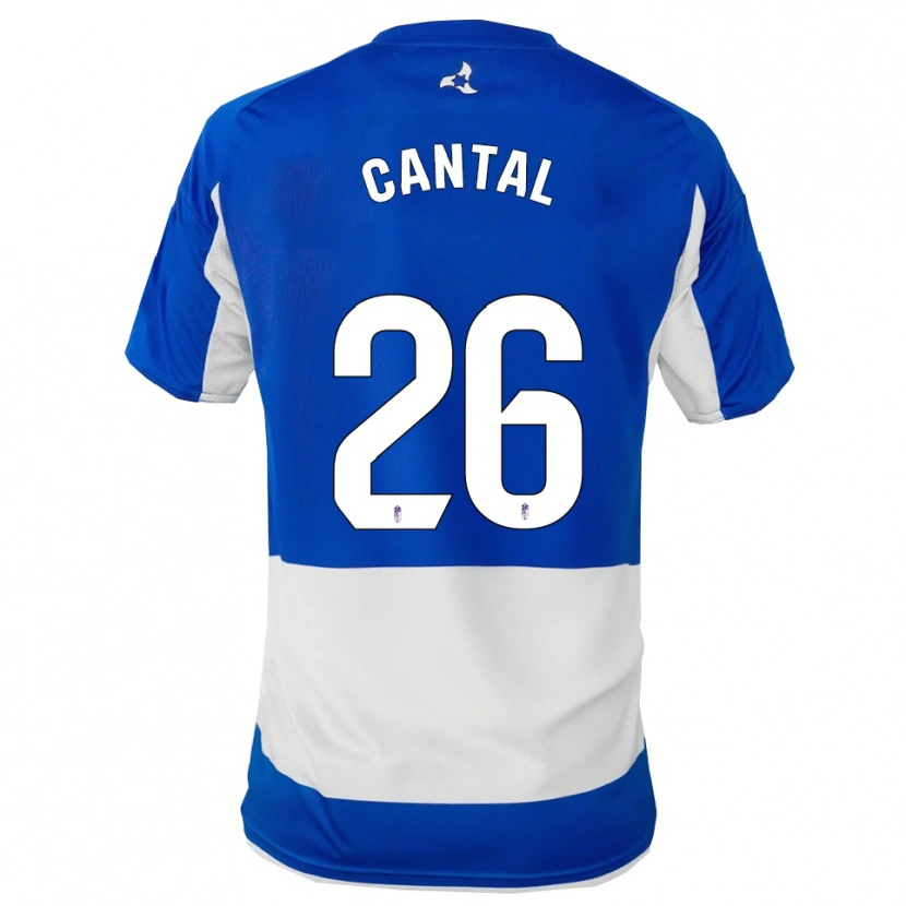 Danxen Barn Paco Cantal #26 Blå Vit Bortatröja Matchtröjor 2025/26 Tröjor T-Tröja