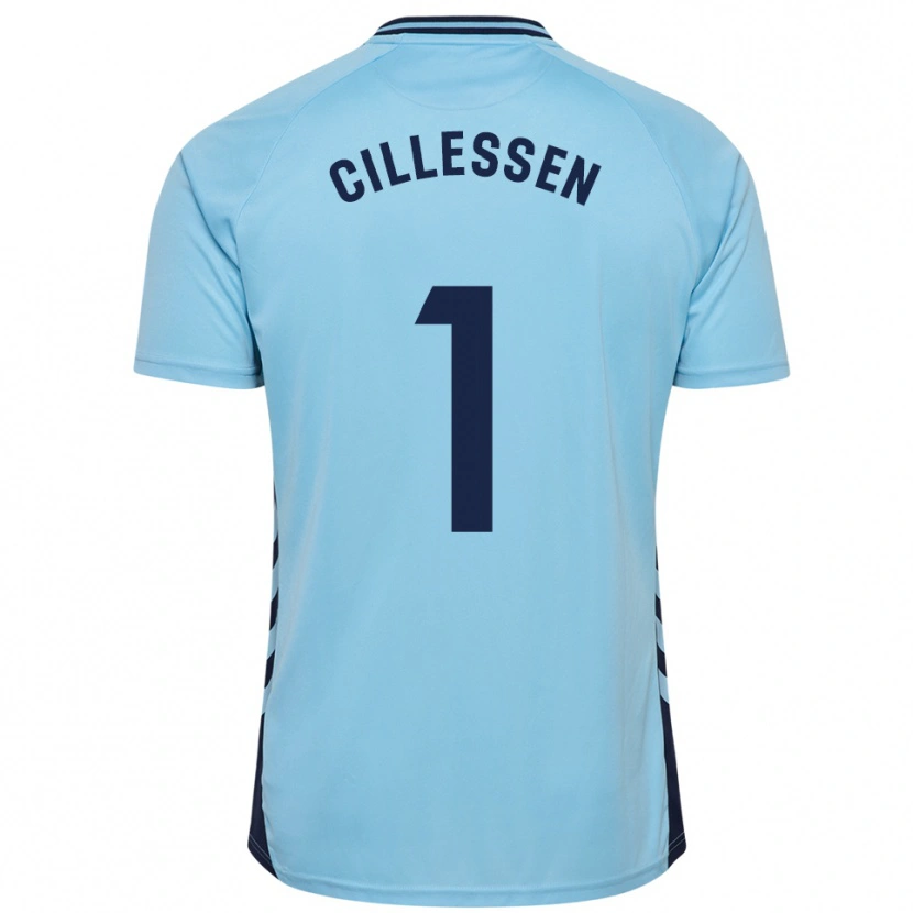 Danxen Barn Jasper Cillessen #1 Himmelsblå Bortatröja Matchtröjor 2025/26 Tröjor T-Tröja