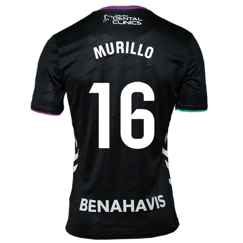 Danxen Barn Diego Murillo #16 Svart Lila Grön Bortatröja Matchtröjor 2025/26 Tröjor T-Tröja