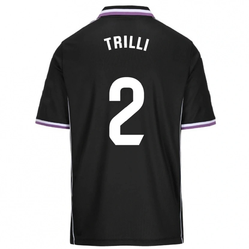 Danxen Barn Trilli #2 Lila Svart Bortatröja Matchtröjor 2025/26 Tröjor T-Tröja