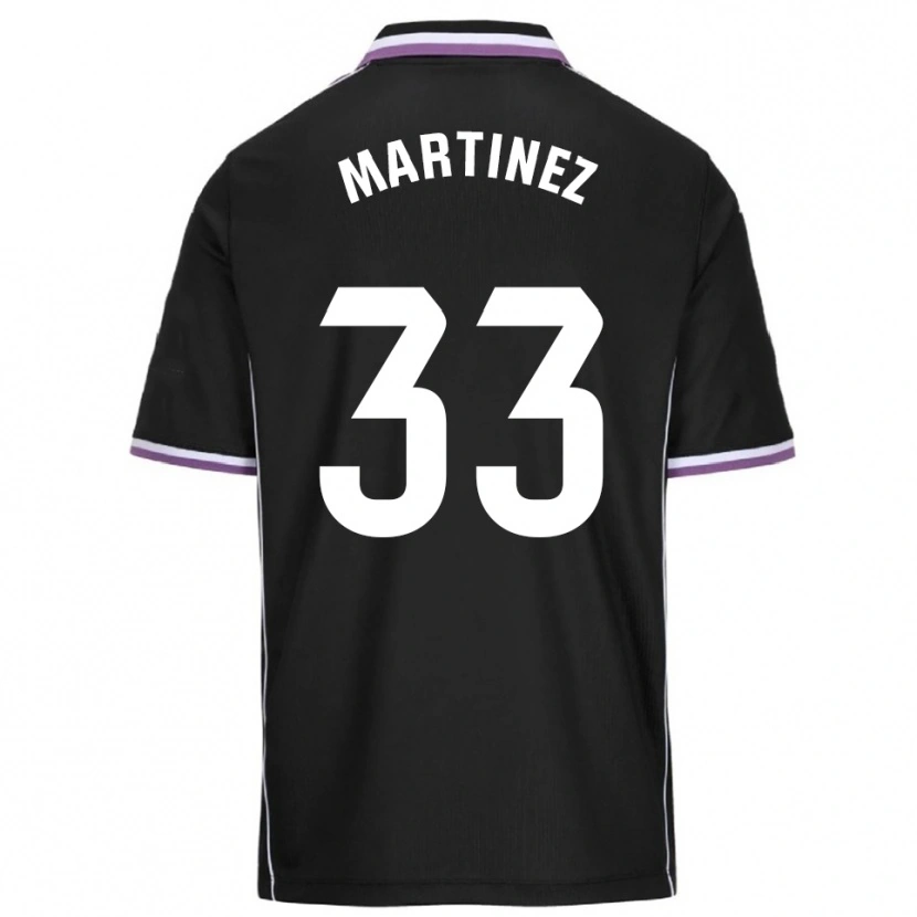 Danxen Barn Jesús Martínez #33 Lila Svart Bortatröja Matchtröjor 2025/26 Tröjor T-Tröja