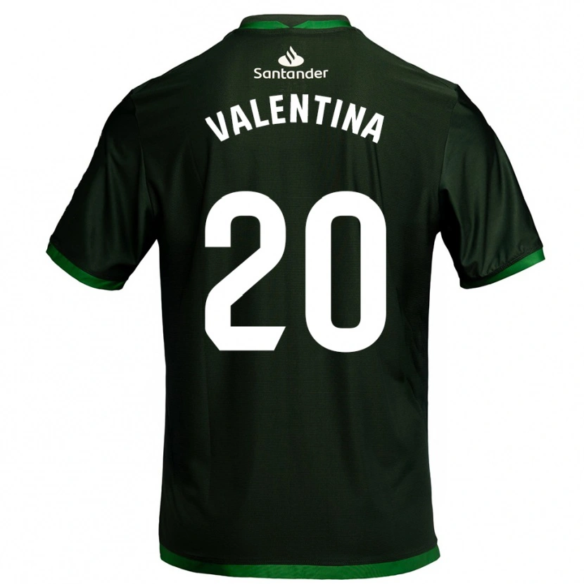 Danxen Barn Valentina Lucumi Montoya #20 Mörkgrön Bortatröja Matchtröjor 2025/26 Tröjor T-Tröja