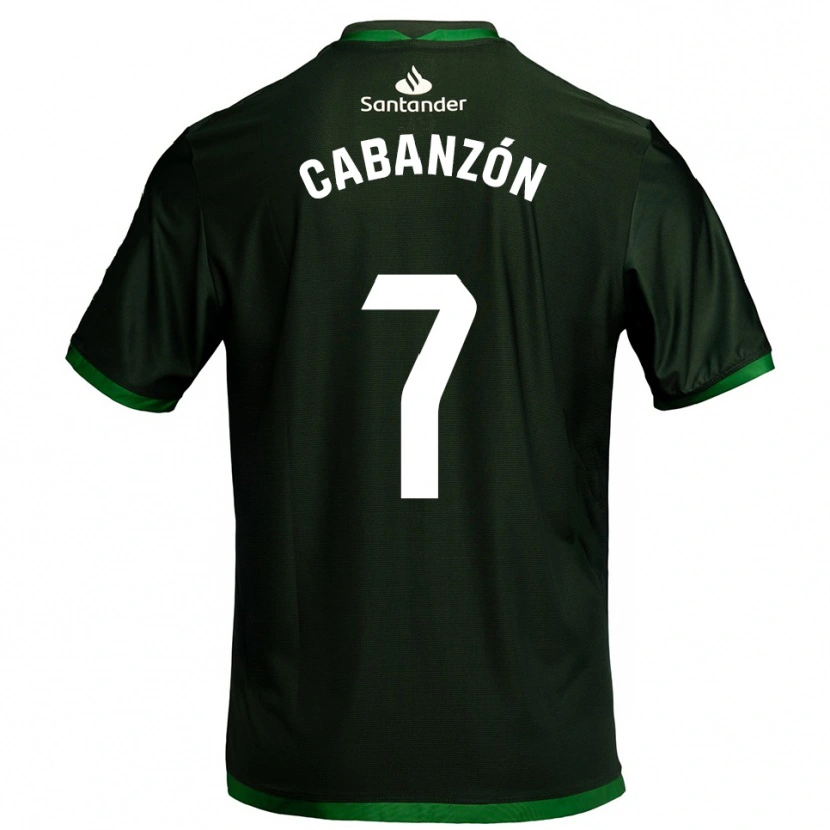 Danxen Barn Yeray Cabanzón #7 Mörkgrön Bortatröja Matchtröjor 2025/26 Tröjor T-Tröja