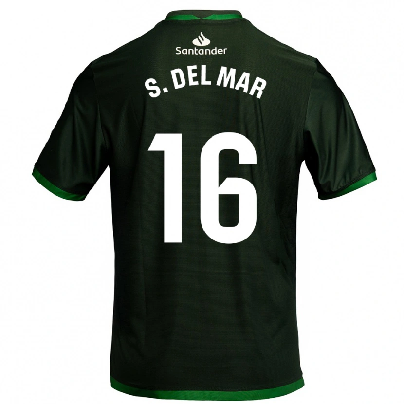 Danxen Barn Sonia Del Mar Perlaza Urquijo #16 Mörkgrön Bortatröja Matchtröjor 2025/26 Tröjor T-Tröja