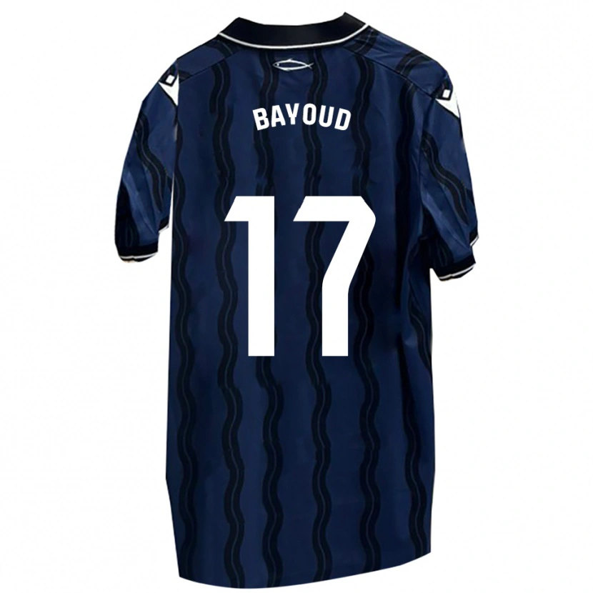 Danxen Barn Taufek Bayoud #17 Mörkblå Svart Bortatröja Matchtröjor 2025/26 Tröjor T-Tröja