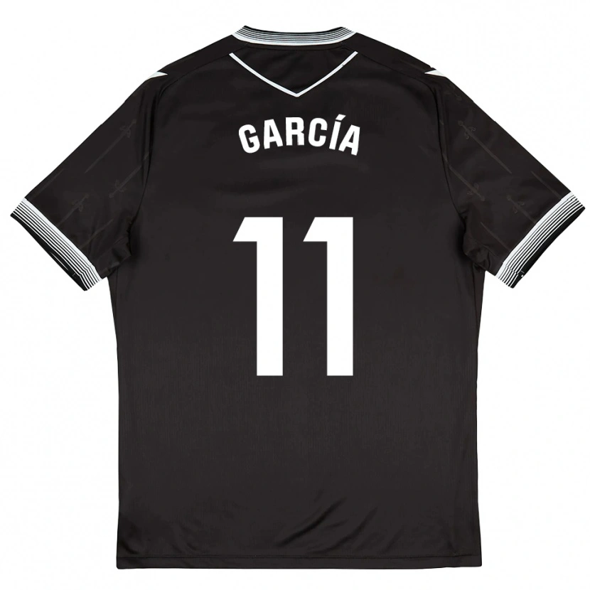 Danxen Barn Fermín García #11 Svart Vit Bortatröja Matchtröjor 2025/26 Tröjor T-Tröja