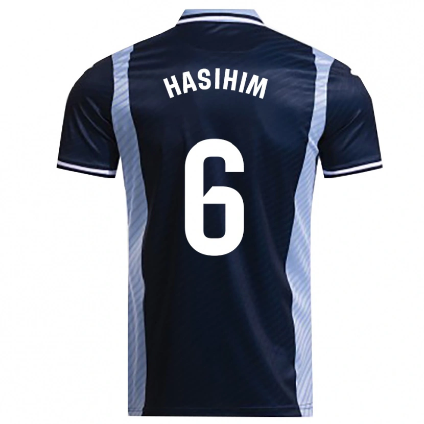 Danxen Barn Hasihim #6 Marinblå Himmelsblå Bortatröja Matchtröjor 2025/26 Tröjor T-Tröja