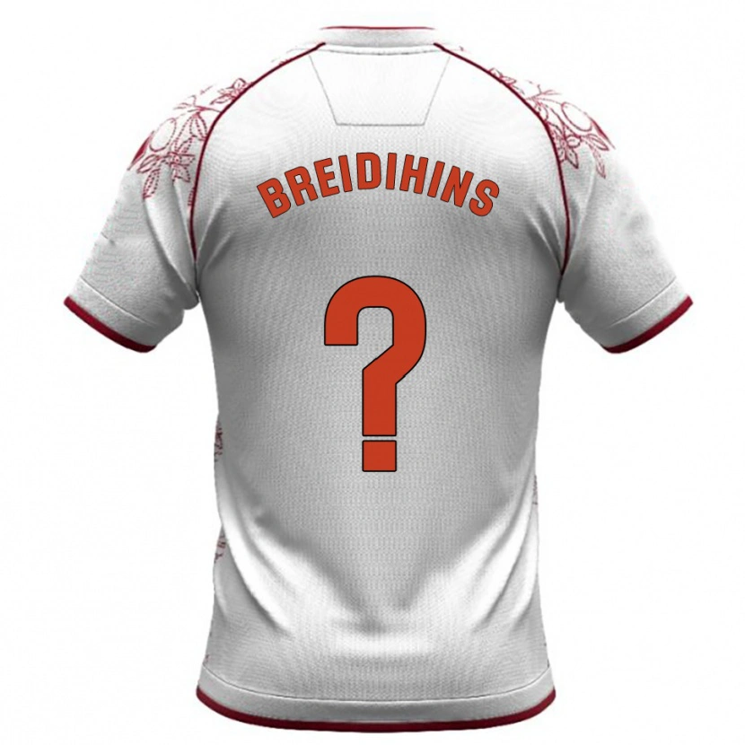 Danxen Barn Kirils Bredihins #0 Vit Bourgogne Bortatröja Matchtröjor 2025/26 Tröjor T-Tröja