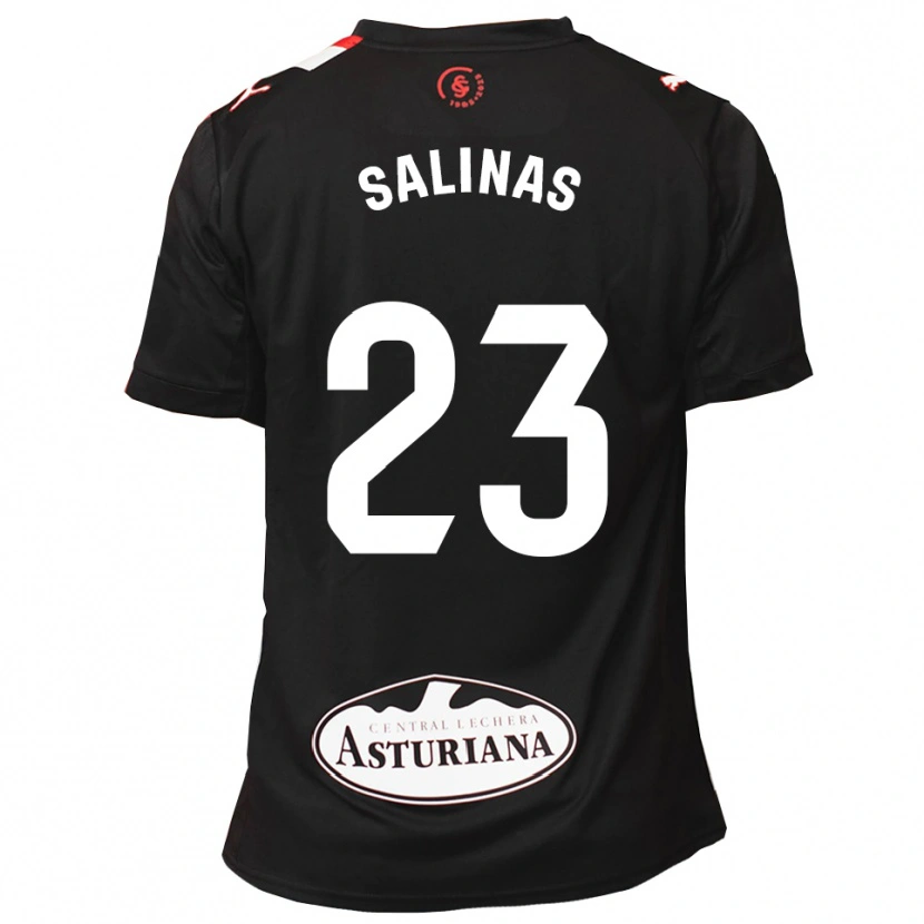 Danxen Barn Hugo Salinas #23 Svart Vit Bortatröja Matchtröjor 2025/26 Tröjor T-Tröja