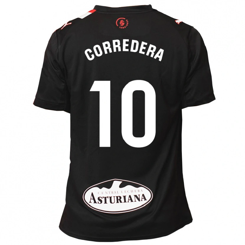 Danxen Barn Àlex Corredera #10 Svart Vit Bortatröja Matchtröjor 2025/26 Tröjor T-Tröja