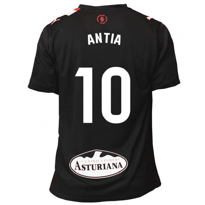 Danxen Barn Antia Mayo Fraga #10 Svart Vit Bortatröja Matchtröjor 2025/26 Tröjor T-Tröja