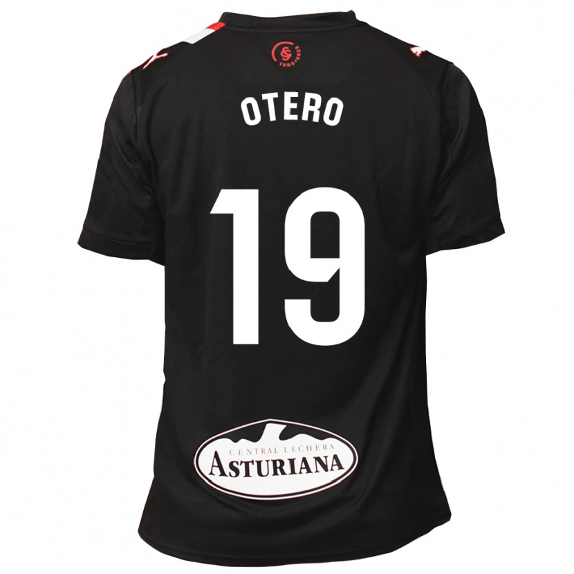 Danxen Barn Juan Otero #19 Svart Vit Bortatröja Matchtröjor 2025/26 Tröjor T-Tröja