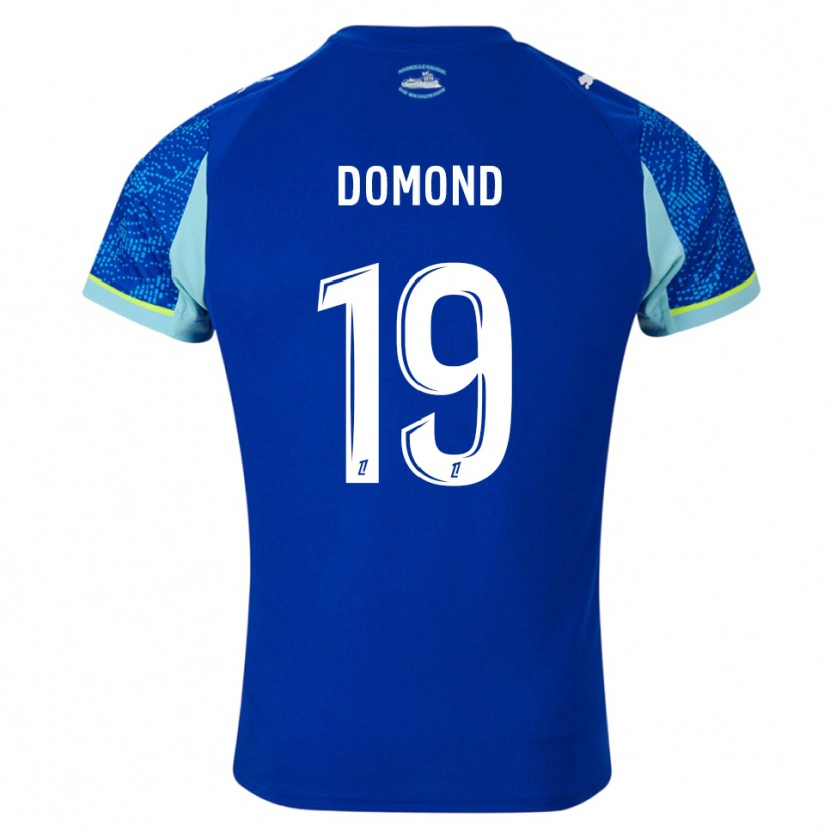 Danxen Barn Chelsea Domond #19 Himmelsblå Vit Tredjesatsen Matchtröjor 2025/26 Tröjor T-Tröja