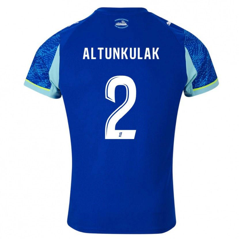 Danxen Barn Selen Altunkulak #2 Himmelsblå Vit Tredjesatsen Matchtröjor 2025/26 Tröjor T-Tröja