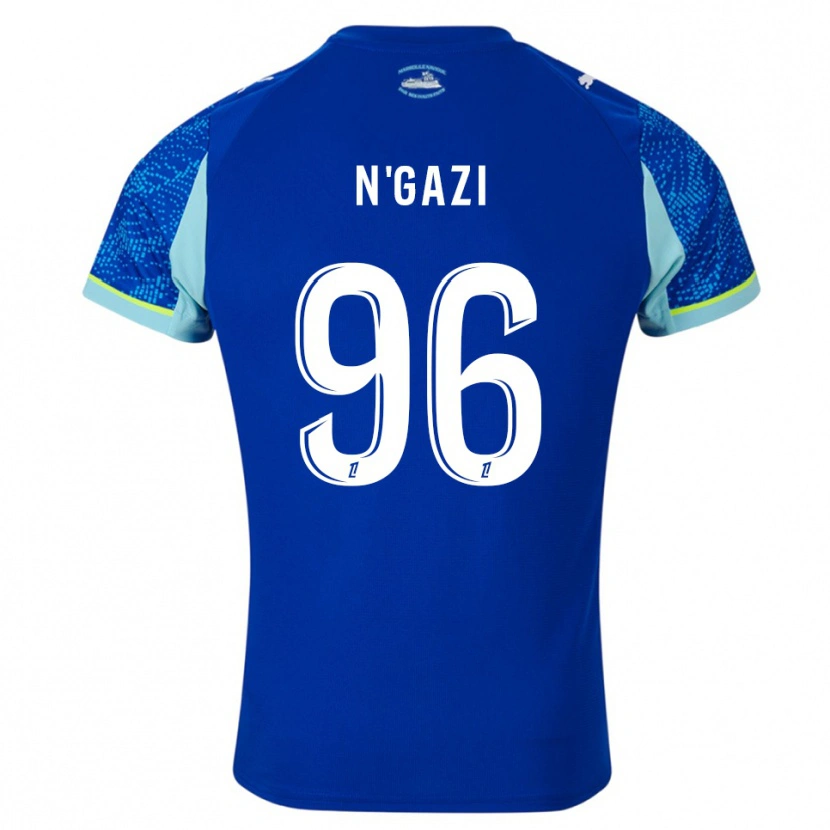 Danxen Barn Chloé N'gazi #96 Himmelsblå Vit Tredjesatsen Matchtröjor 2025/26 Tröjor T-Tröja
