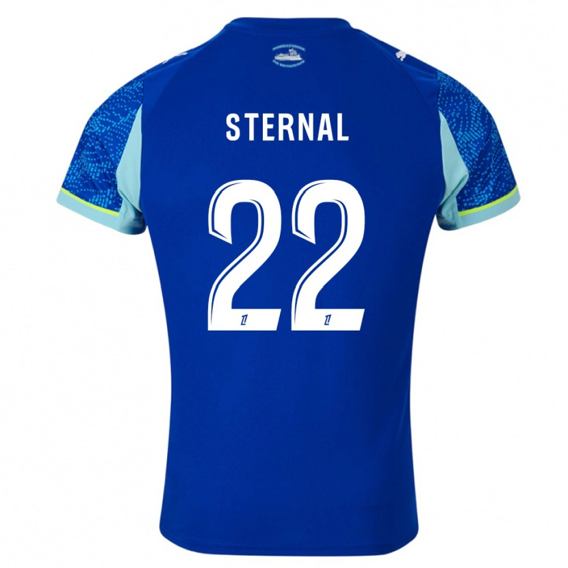 Danxen Barn Enzo Sternal #22 Himmelsblå Vit Tredjesatsen Matchtröjor 2025/26 Tröjor T-Tröja
