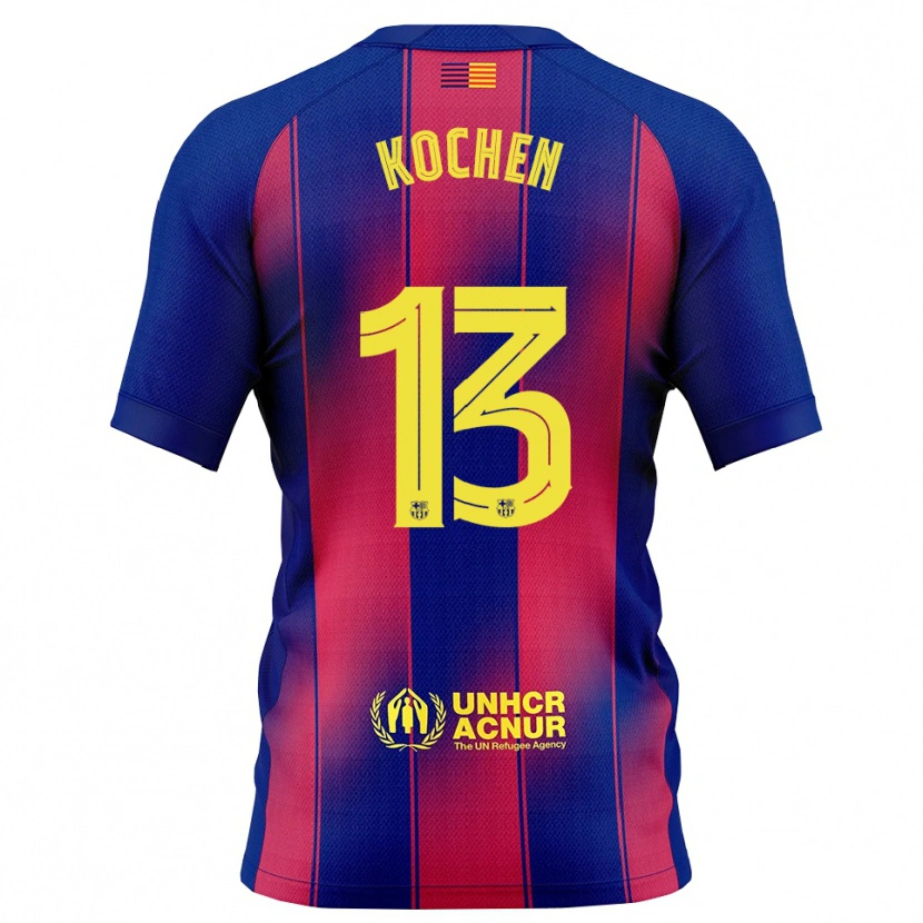 Danxen Män Diego Kochen #13 Blå Röd Hemmatröja Matchtröjor 2025/26 Tröjor T-Tröja