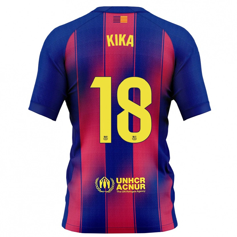 Danxen Män Kika Nazareth #18 Blå Röd Hemmatröja Matchtröjor 2025/26 Tröjor T-Tröja