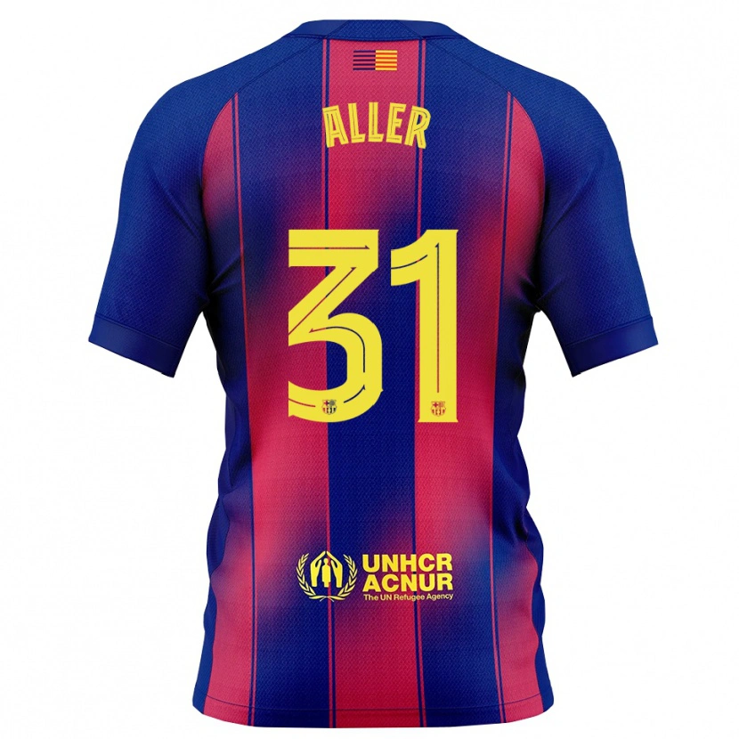Danxen Män Eder Aller #31 Blå Röd Hemmatröja Matchtröjor 2025/26 Tröjor T-Tröja