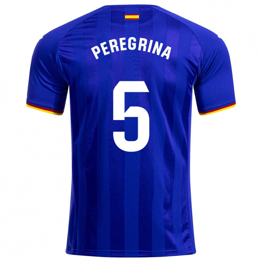Danxen Män Álvaro Peregrina #5 Blå Röd Gul Hemmatröja Matchtröjor 2025/26 Tröjor T-Tröja