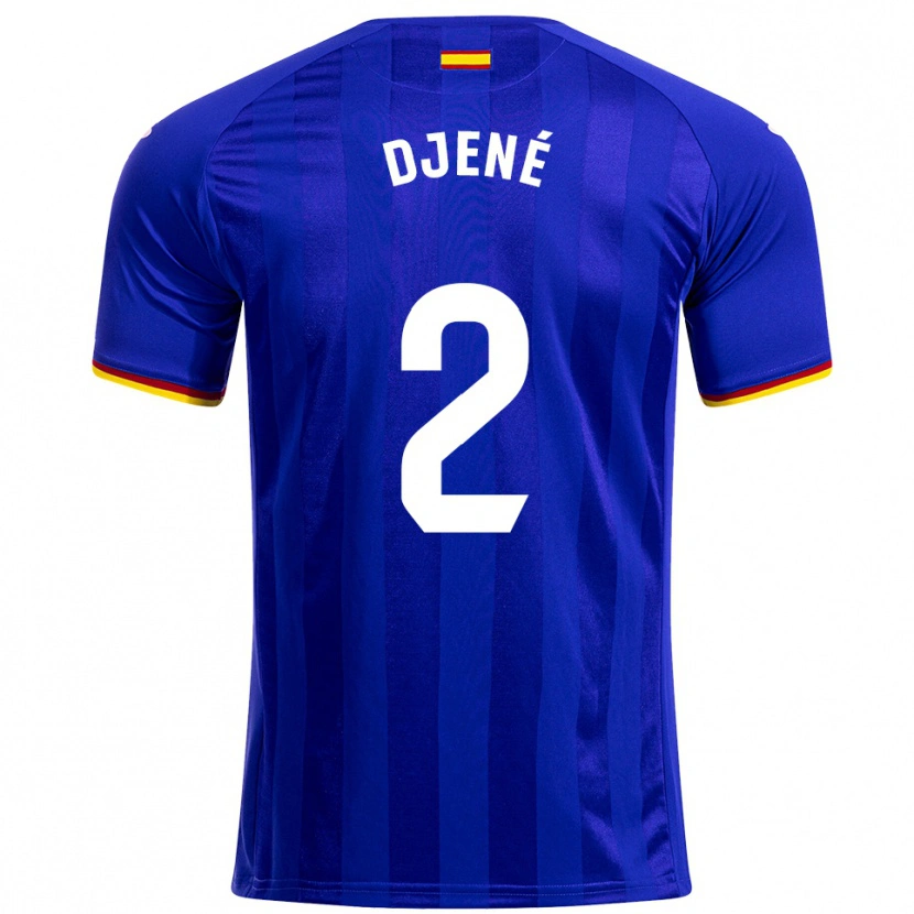 Danxen Män Djené #2 Blå Röd Gul Hemmatröja Matchtröjor 2025/26 Tröjor T-Tröja