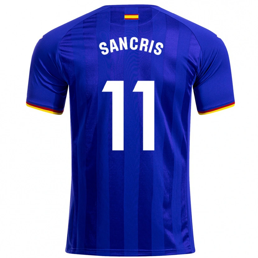 Danxen Män Álex Sancris #11 Blå Röd Gul Hemmatröja Matchtröjor 2025/26 Tröjor T-Tröja