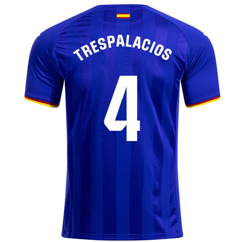 Danxen Män Adrián Trespalacios #4 Blå Röd Gul Hemmatröja Matchtröjor 2025/26 Tröjor T-Tröja