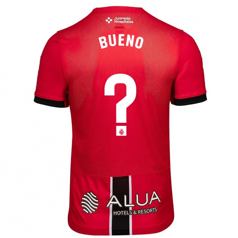 Danxen Män Antonio Bueno #0 Röd Svart Hemmatröja Matchtröjor 2025/26 Tröjor T-Tröja