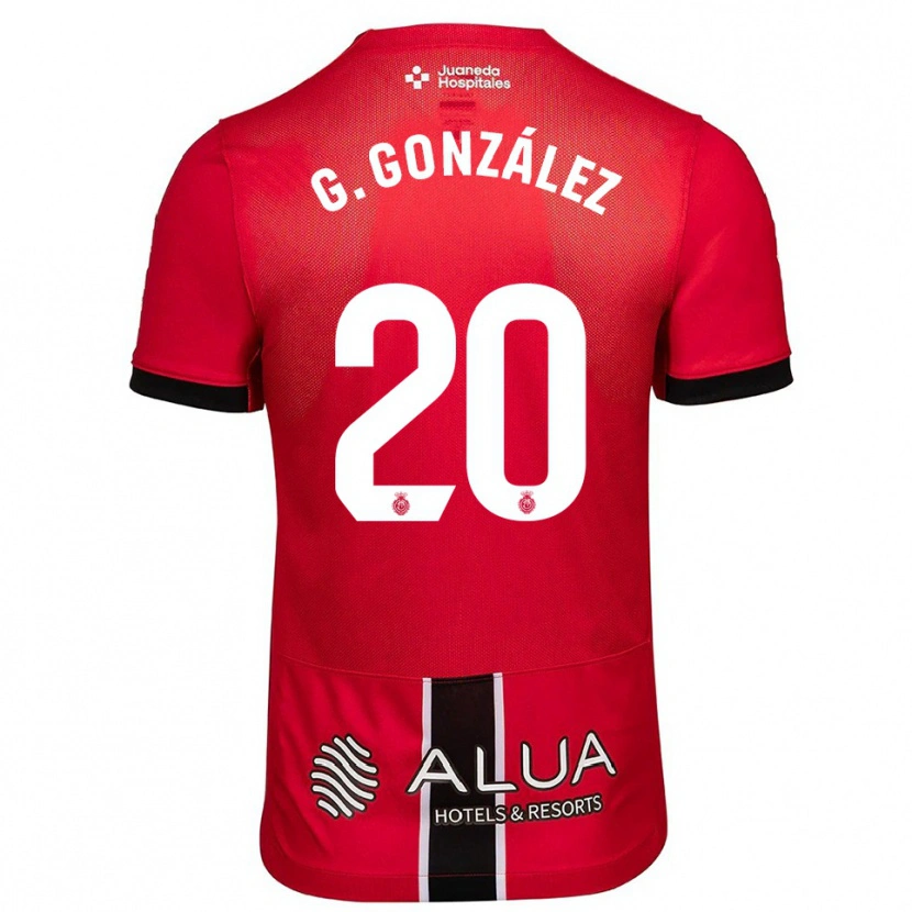 Danxen Män Giovanni González #20 Röd Svart Hemmatröja Matchtröjor 2025/26 Tröjor T-Tröja