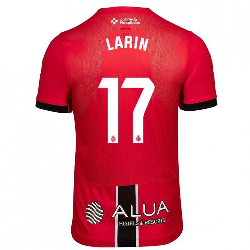 Danxen Män Cyle Larin #17 Röd Svart Hemmatröja Matchtröjor 2025/26 Tröjor T-Tröja