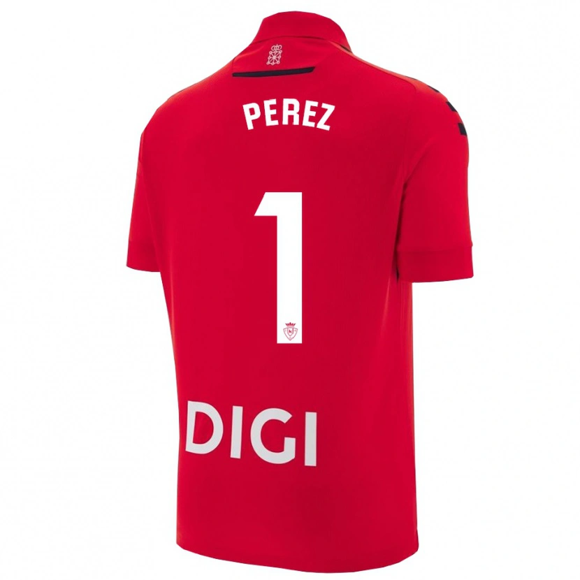 Danxen Män Silvia Pérez Fernández De Romarategui #1 Röd Svart Hemmatröja Matchtröjor 2025/26 Tröjor T-Tröja