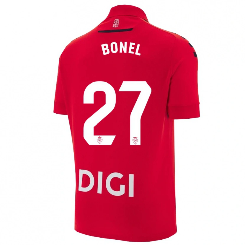Danxen Män Aimar Bonel #27 Röd Svart Hemmatröja Matchtröjor 2025/26 Tröjor T-Tröja