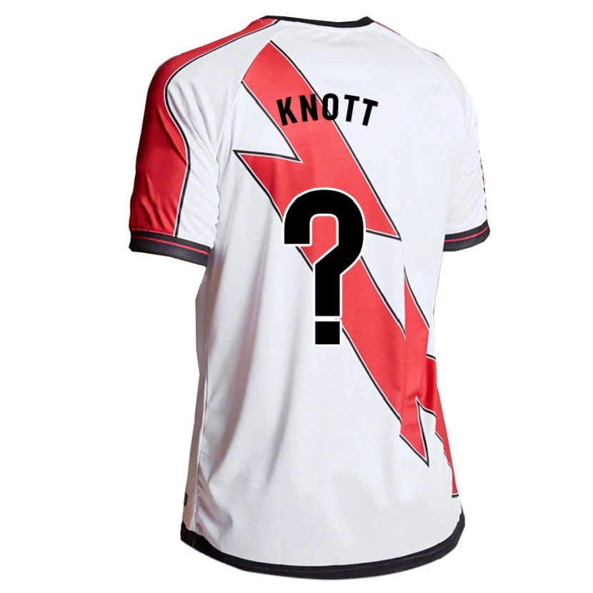 Danxen Män Stezo Knott #0 Vit Röd Hemmatröja Matchtröjor 2025/26 Tröjor T-Tröja