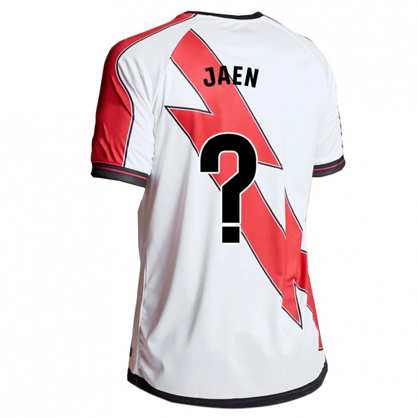 Danxen Män Carlos Jaén #0 Vit Röd Hemmatröja Matchtröjor 2025/26 Tröjor T-Tröja