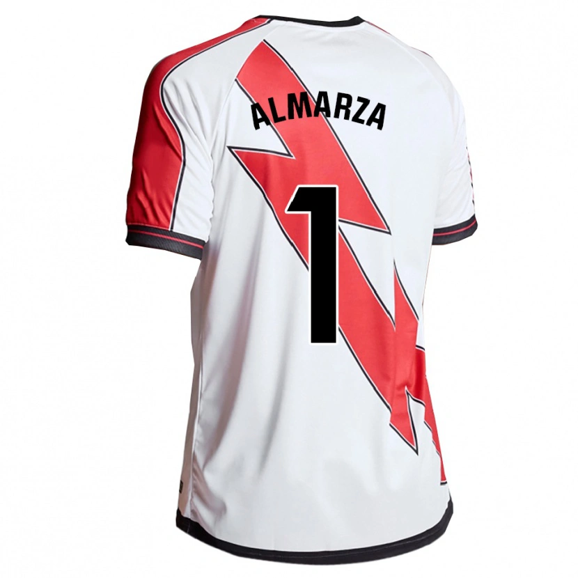 Danxen Män Ana Almarza Garrido #1 Vit Röd Hemmatröja Matchtröjor 2025/26 Tröjor T-Tröja