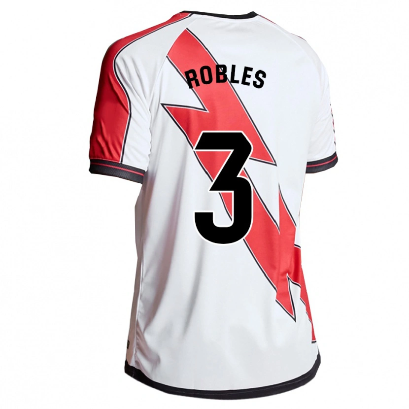 Danxen Män Diego Robles #3 Vit Röd Hemmatröja Matchtröjor 2025/26 Tröjor T-Tröja