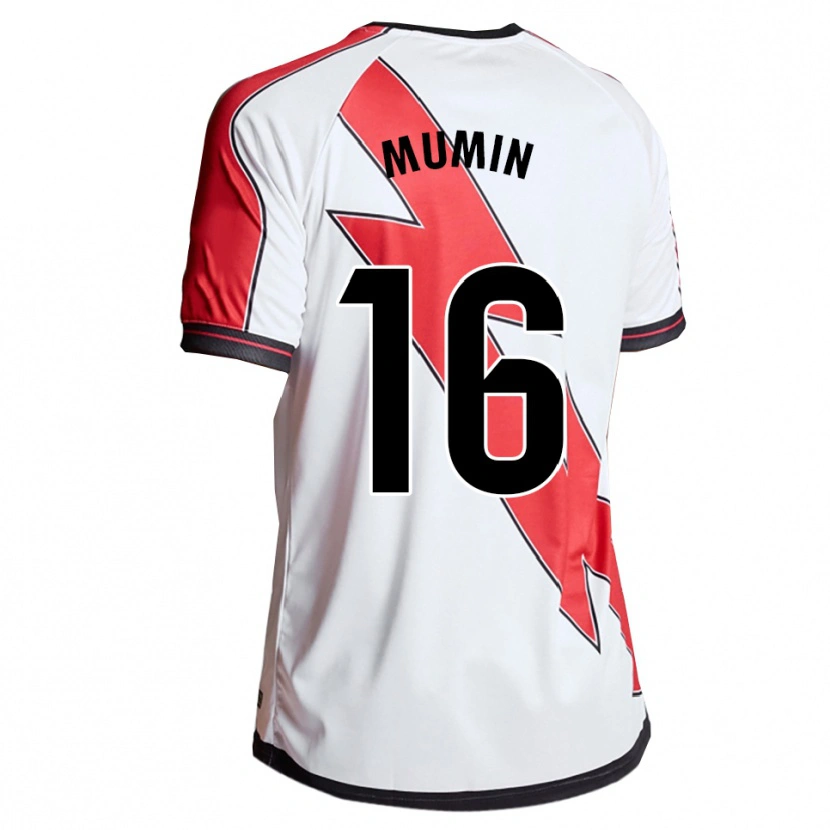 Danxen Män Abdul Mumin #16 Vit Röd Hemmatröja Matchtröjor 2025/26 Tröjor T-Tröja