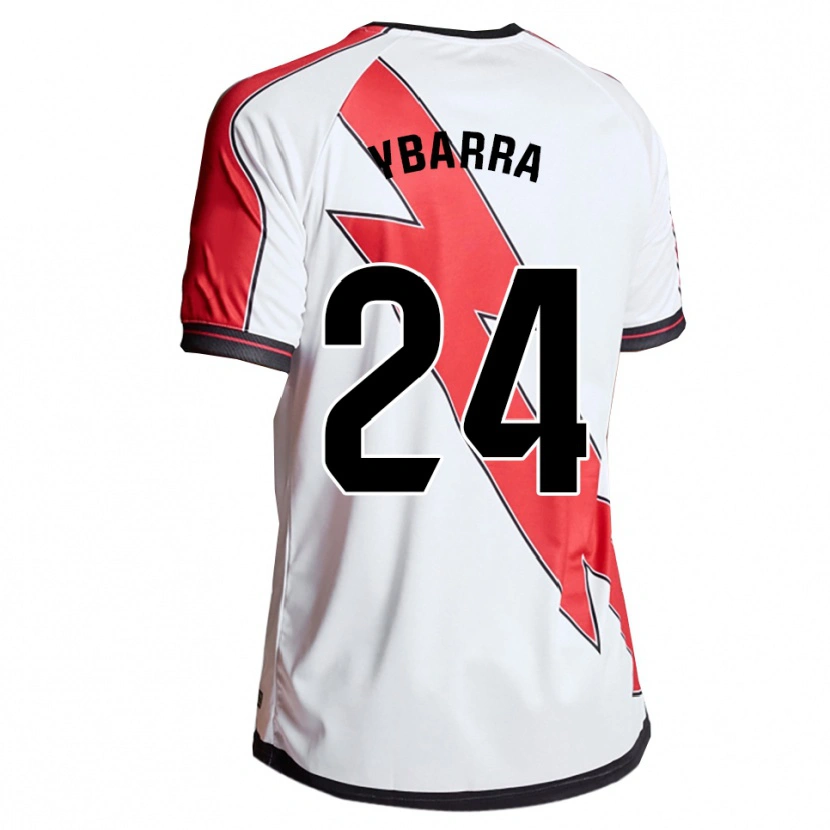 Danxen Män Juan Ybarra #24 Vit Röd Hemmatröja Matchtröjor 2025/26 Tröjor T-Tröja
