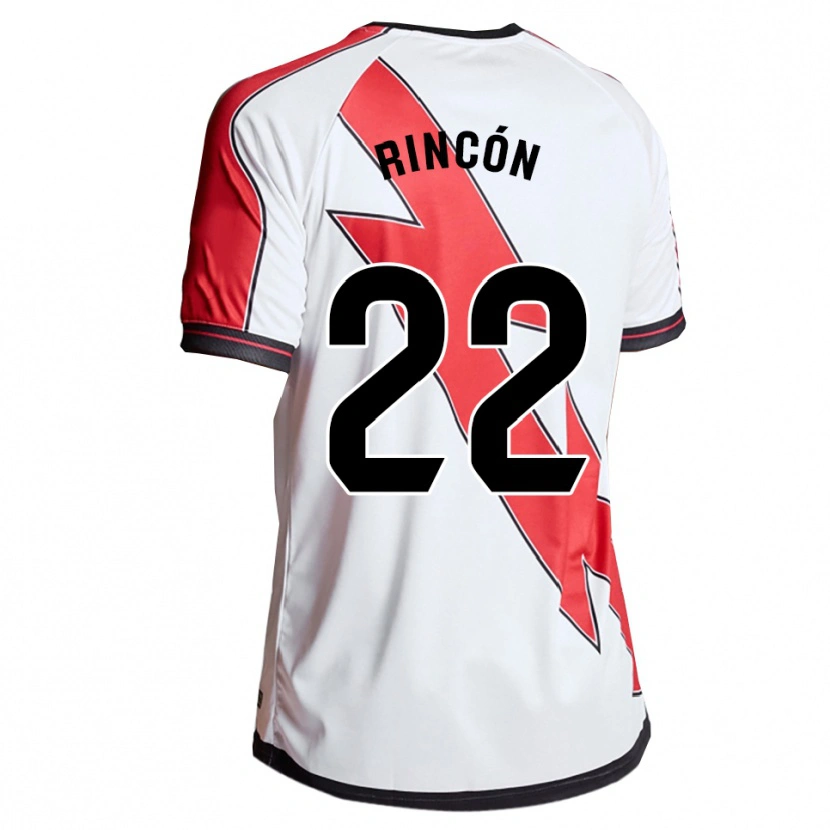 Danxen Män Cristina Rincon Frances #22 Vit Röd Hemmatröja Matchtröjor 2025/26 Tröjor T-Tröja