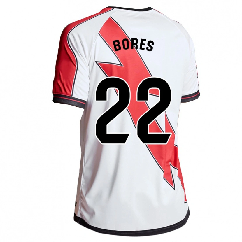 Danxen Män María Bores #22 Vit Röd Hemmatröja Matchtröjor 2025/26 Tröjor T-Tröja