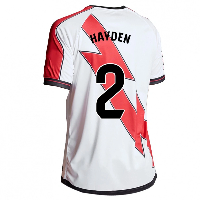 Danxen Män Danielle Hayden #2 Vit Röd Hemmatröja Matchtröjor 2025/26 Tröjor T-Tröja
