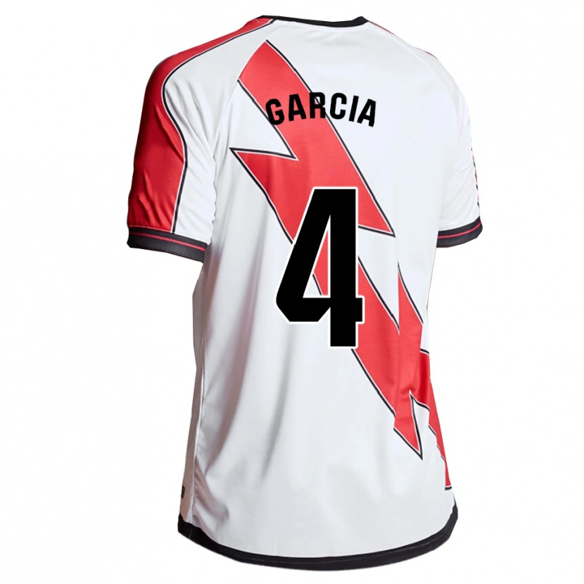 Danxen Män Pilar García #4 Vit Röd Hemmatröja Matchtröjor 2025/26 Tröjor T-Tröja