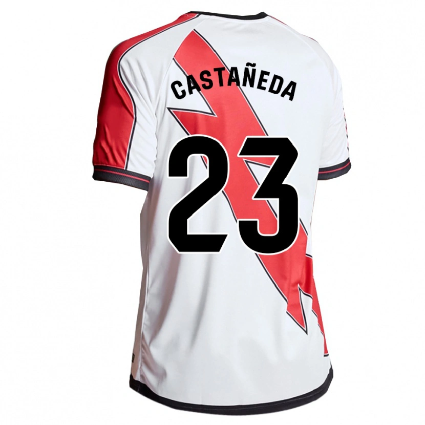 Danxen Män Ana Sofía Castañeda Giraldo #23 Vit Röd Hemmatröja Matchtröjor 2025/26 Tröjor T-Tröja